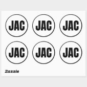 JAC - Jackson Hole Classic Round Sticker (Blatt)