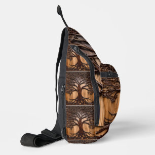 Jacaranda-Baum: Die Kunstfertigkeit der Natur im H Crossbody Bag
