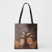 Jacaranda-Baum: Naturkunst in Holz, Tasche (Vorderseite)
