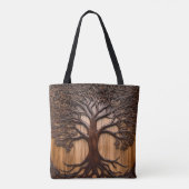 Jacaranda-Baum: Naturkunst in Holz, Tasche (Rückseite)
