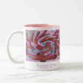 Jacaranda-Baum Zweifarbige Tasse (Links)