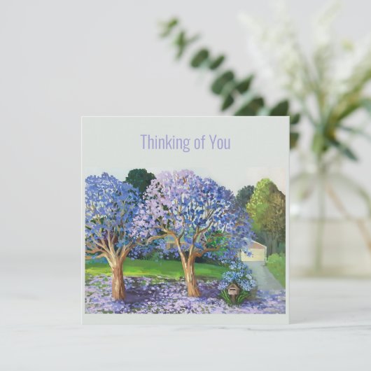 Jacaranda-Bäume (Stehend Vorderseite)