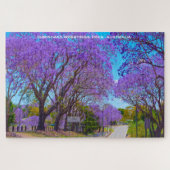 Jacaranda Bäume aus Australien Jigsaw Puzzle (Horizontal)