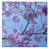 Jacaranda Blossoms Fliese (Vorderseite)