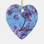Jacaranda Blossoms Keramik Ornament (Rechts)
