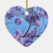 Jacaranda Blossoms Keramik Ornament (Vorne)