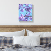 Jacaranda Blossoms Leinwanddruck (Insitu (Schlafzimmer))