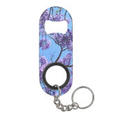 Jacaranda Blossoms Mini Flaschenöffner (Rückseite)