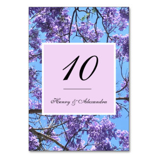 Jacaranda Blossoms Tischnummer