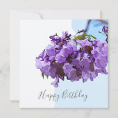 Jacaranda-Blume auf blauem Himmelshintergrund (Vorderseite)