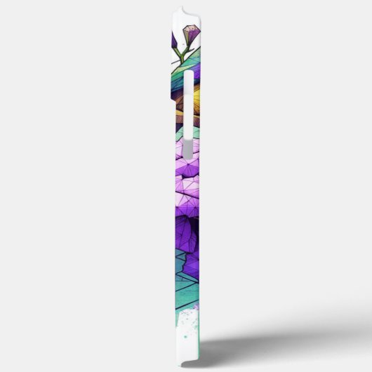 Jacaranda Blume Case-Mate iPhone Hülle (Rückseite / Links)