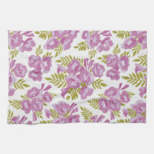 Jacaranda Blume. Handtuch mit Blumenmuster (Horizontal)
