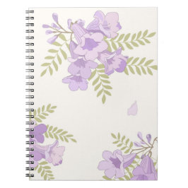 Jacaranda-Blüten Australisches Blumen-Notizbuch Notizblock