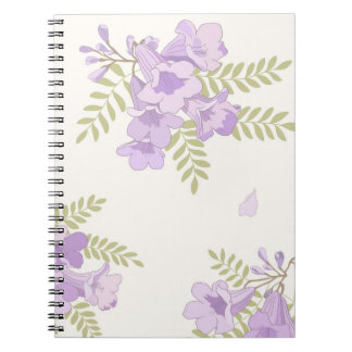 Jacaranda-Blüten Australisches Blumen-Notizbuch Notizblock