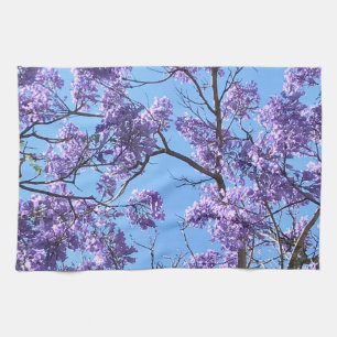Jacaranda-Blüten Geschirrtuch