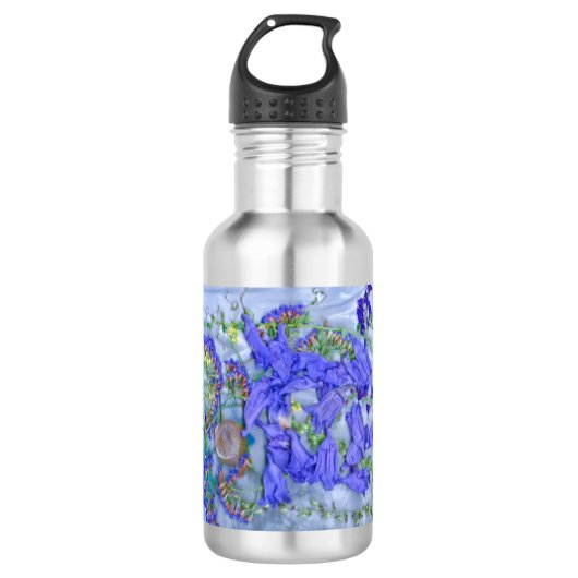 Jacaranda Hydration Edelstahlflasche (Vorderseite)