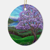 Jacaranda landeinwärts keramikornament (Links)