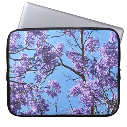Jacaranda Laptopschutzhülle (Vorderseite)