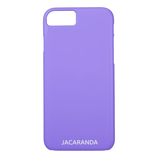 Jacaranda lila Farbname Case-Mate iPhone Hülle (Rückseite)