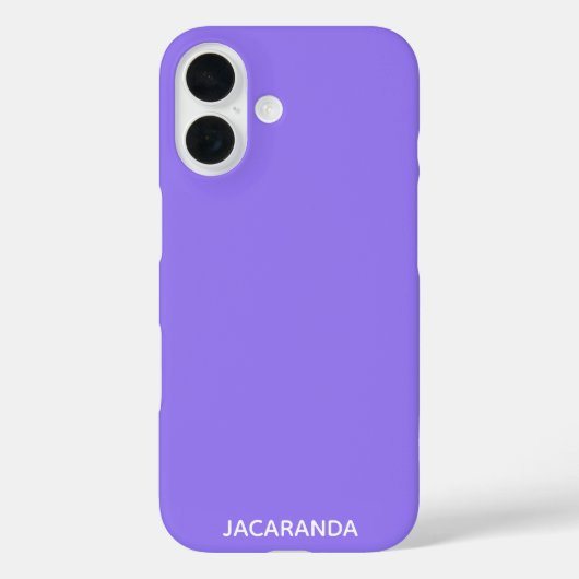 Jacaranda lila Farbname Case-Mate iPhone Hülle (Rückseite)