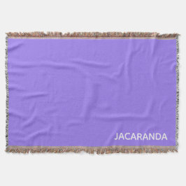 Jacaranda lila Farbname Decke