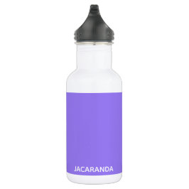 Jacaranda lila Farbname Edelstahlflasche