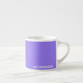 Jacaranda lila Farbname Espressotasse (Rechts)