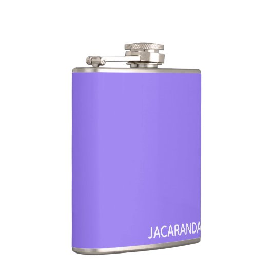 Jacaranda lila Farbname Flachmann (Rechts)