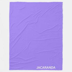 Jacaranda lila Farbname Fleecedecke