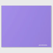 Jacaranda lila Farbname Geschenkpapier (Flach)
