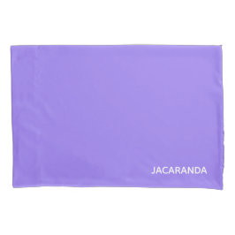Jacaranda lila Farbname Kissenbezug