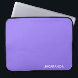 Jacaranda lila Farbname Laptopschutzhülle<br><div class="desc">Jacaranda lila Farbname</div>