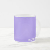 Jacaranda lila Farbname Mattglastasse (VorderseiteRechts)