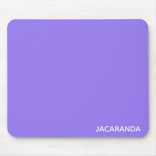 Jacaranda lila Farbname Mousepad (Vorne)