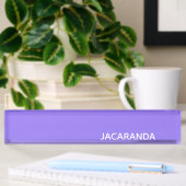 Jacaranda lila Farbname Namensplakette