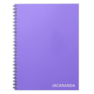 Jacaranda lila Farbname Notizblock