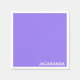 Jacaranda lila Farbname Serviette