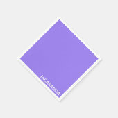 Jacaranda lila Farbname Serviette (Ecke)