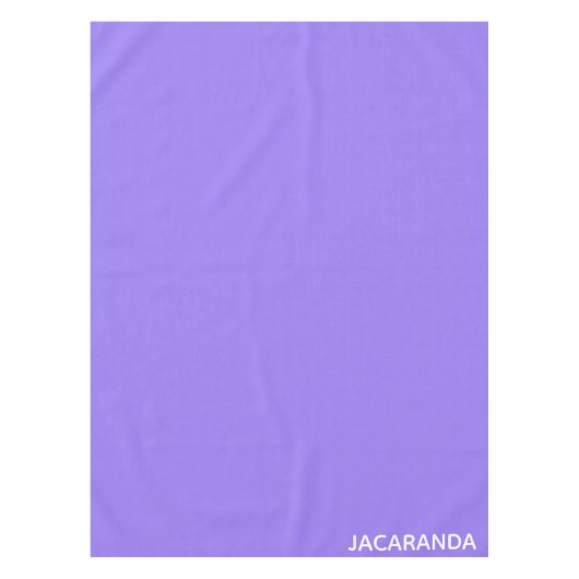 Jacaranda lila Farbname Tischdecke (Vorderseite)
