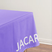 Jacaranda lila Farbname Tischdecke (Beispiel)