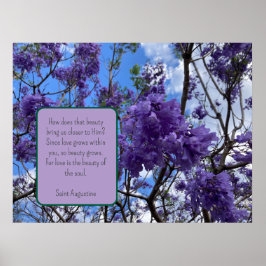 Jacaranda Lila Poster
