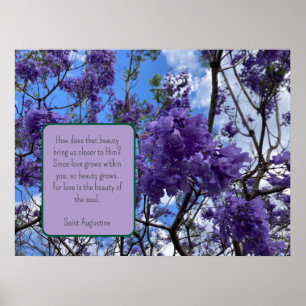 Jacaranda Lila Poster