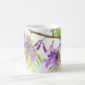 Jacaranda Purple Blumen Kaffeetasse (Mittel)