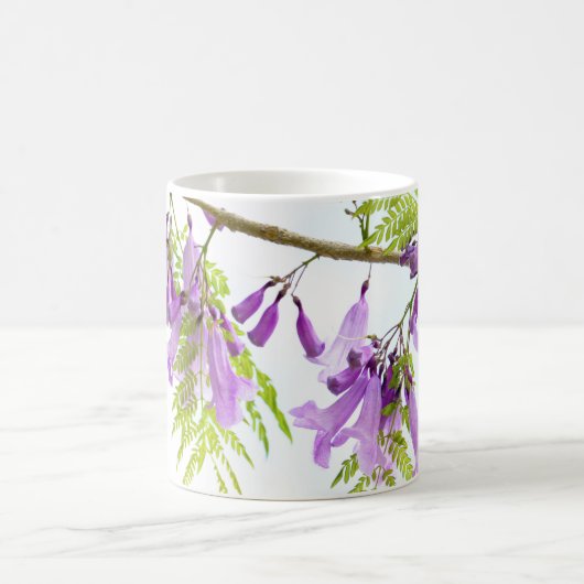 Jacaranda Purple Blumen Kaffeetasse (Mittel)