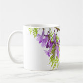 Jacaranda Purple Blumen Kaffeetasse (Links)