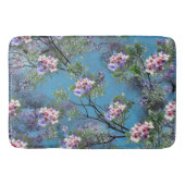 Jacaranda Spring Blooms wiederholen Muster Badematte (Vorderseite)