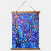 Jacaranda Tapestry Wandteppich Mit Holzrahmen (Vorderseite)