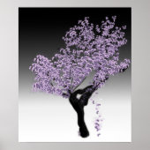Jacaranda Tree Art Print Poster (Vorne)