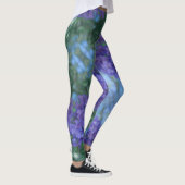 Jacaranda Tree Blume Pastellfarben Leggings (Rechts)