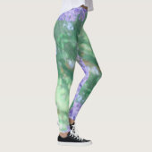 Jacaranda Tree Blume Pastellfarben Leggings (Rechts)